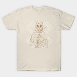 Juan Diego el podcastero en beige T-Shirt